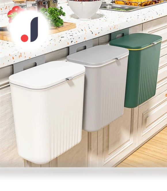 Wall Mounted Smart Trash Bin — Waste Baskets, Fashion Rose