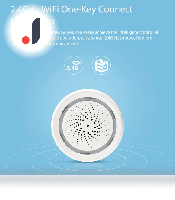 Wi-Fi Siren Alarm Sensor — Smart Home Security, Build My Home