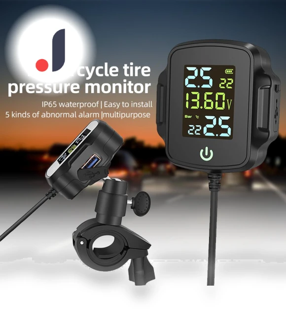 Wireless LCD TPMS for Motorcycle — TPMS Sensor Replacements, RuJia Home Decor