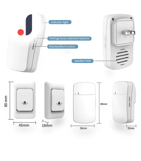 Wireless Smart Doorbell — Smart Home Security, OFFICE-MALL