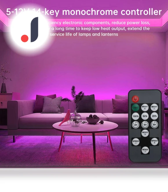 14-Key Monochrome Electronic Controller — Remote Controls, Stone Home