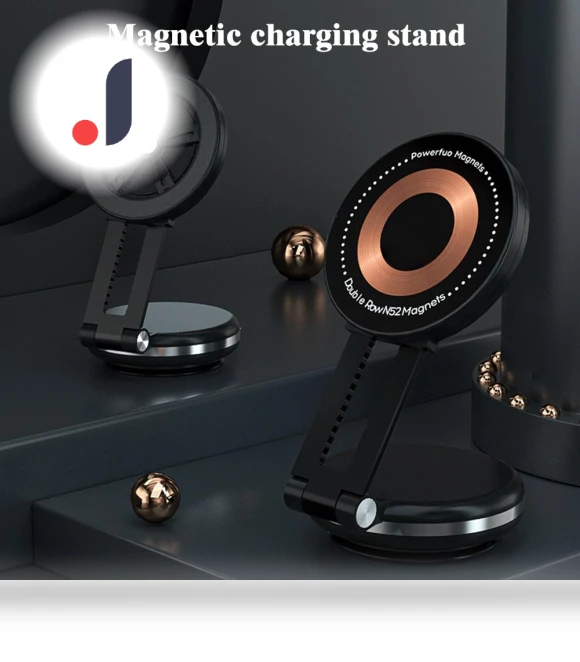 360° Rotating Magnetic Car Phone Holder — Dashboard Installation Kits, JOHO