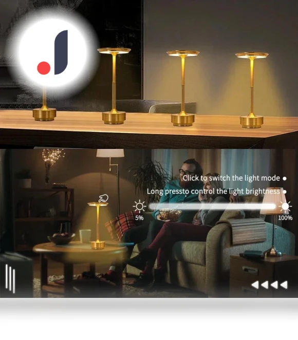 Classic Metal Touch Sensor LED Desk Lamp — Desk & Table Lighting, Cozy Cottage-Relax