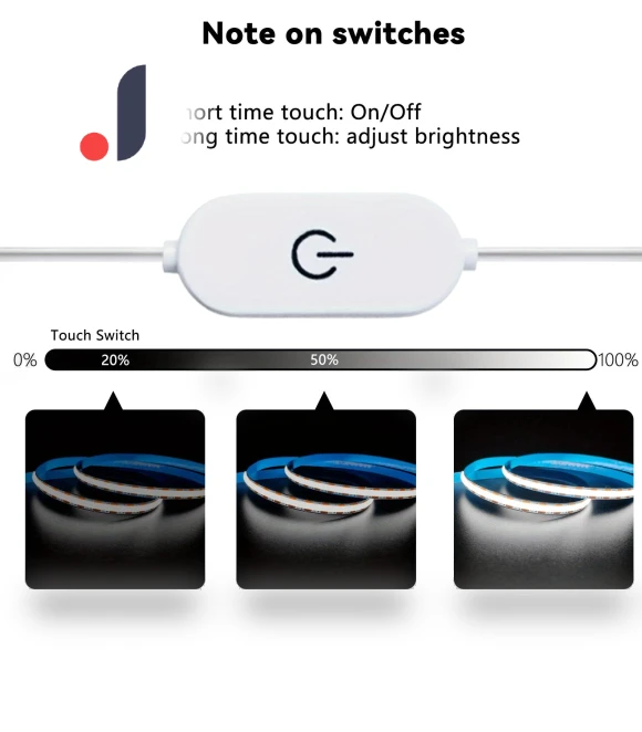 COB LED Strip with Touch Sensor — LED Strips, HIMO Group
