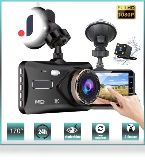 HD 1080P 4 Touch Screen IPS Dash Cam — Dashboard Cameras, PRISMA