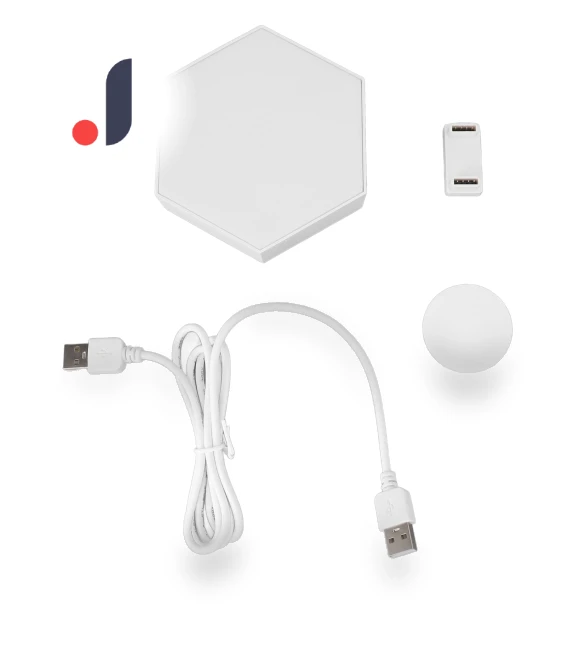 Hexagonal LED Wall Light with Touch Control — Wall Lighting, Sport2ZY