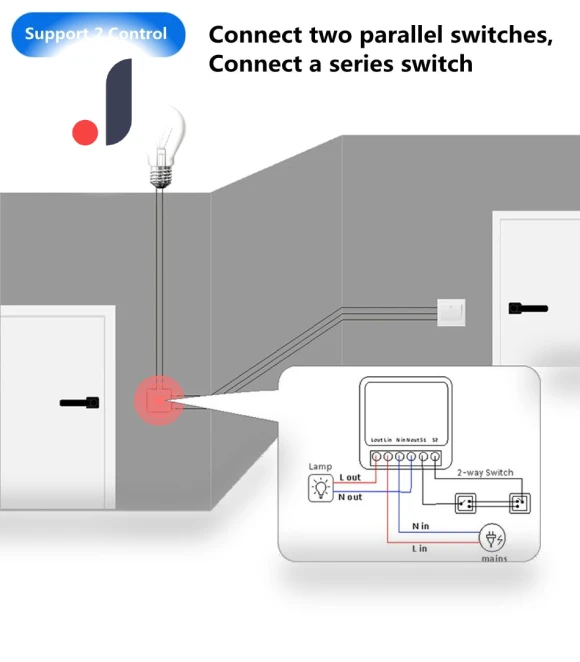 Mini Wi-Fi Switch — Smart Home Modules, AE Selection