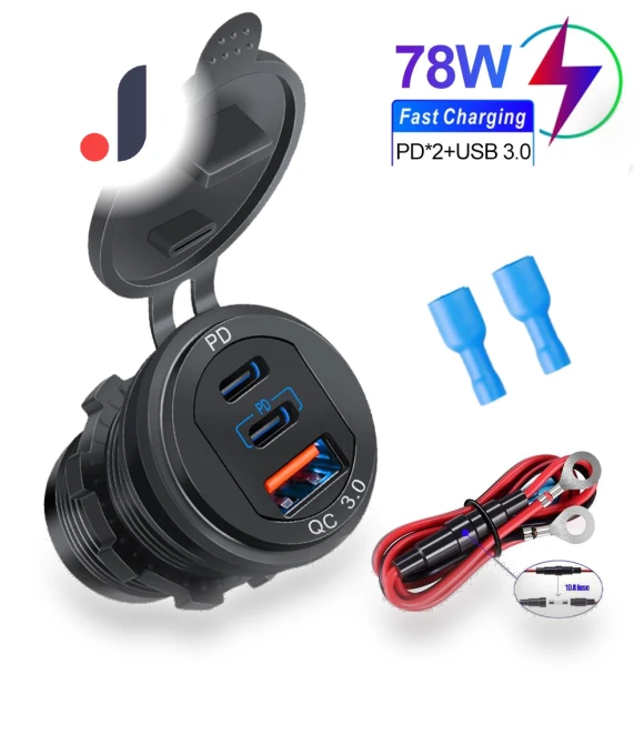 Multi-functional Car Charger Socket — Chargers, Auto Home Solutions