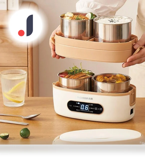 Portable Smart Electric Heated Lunch Box — Lunch Boxes, Rainbow Rain