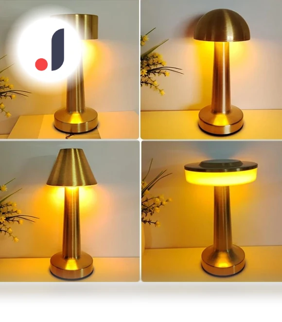 Rechargeable LED Touch Desk Lamp — Desk & Table Lighting, Rainbow Rain