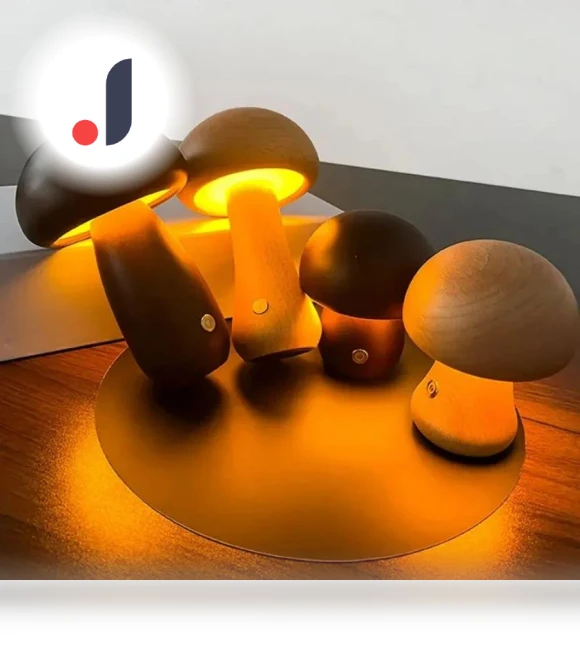 Rechargeable Touch Mushroom Table Lamp — Lamps & Shades, Good Household Items