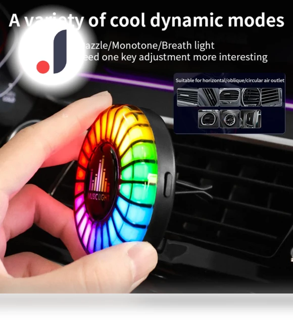 RGB Sound Pickup Smart LED 3D Lamp — Creative Lighting Solutions, JOHO