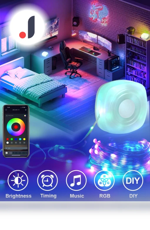 Smart APP LED Strip Light — String Lights, Cozy Cottage-Relax