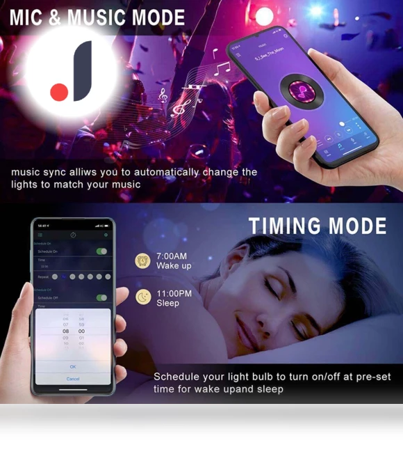 Smart LED Neon Sign RGB Waterproof Bluetooth App Remote Control Flexible Rope Light — LED Strips, HIMO Group