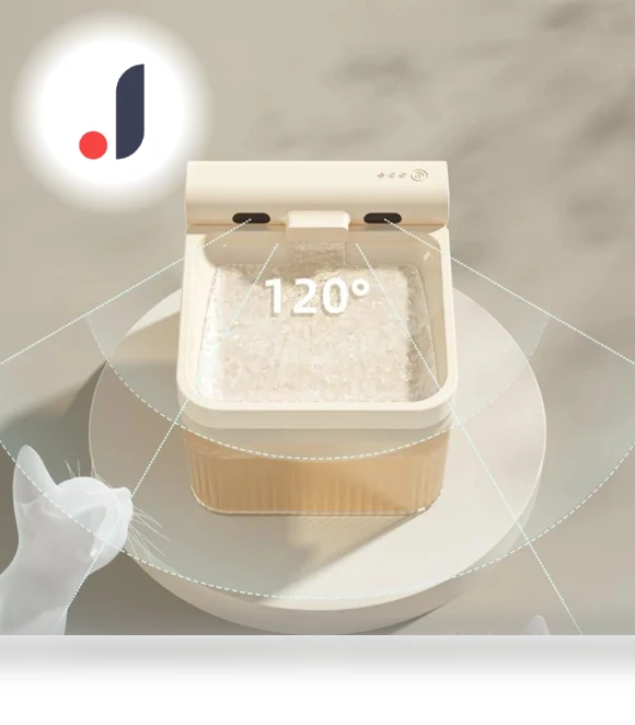Smart Water Dispenser for Pets — Fountains, Rainbow Rain