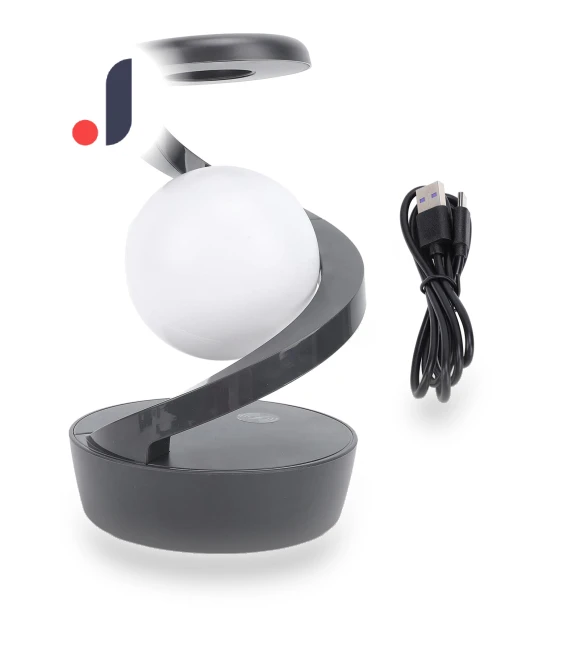 Wireless Charger Night Light Smart Control Rotating Floating RGB Color Changing Table Lamp — Desk & Table Lighting, ZY-Beauty-N