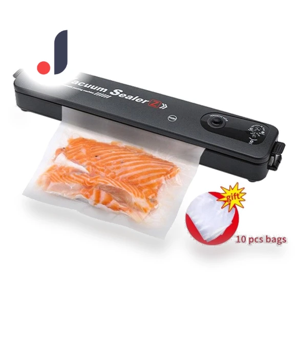 Automatic Vacuum Food Sealer with 10 Vacuum Bags — Vacuum Bags, Yazy