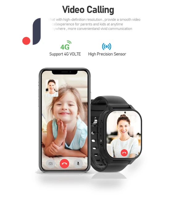 Kids Smartwatch with Video Call, SOS, GPS, IP67 Waterproof — Smartwatches, Xudikou