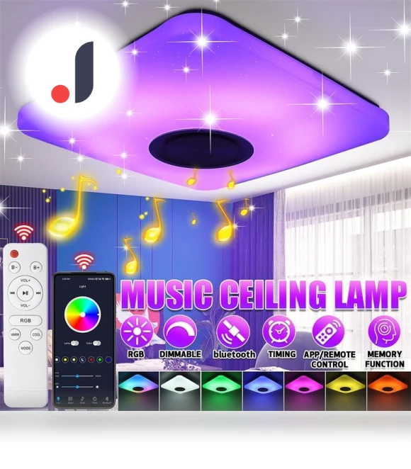 Modern RGB LED Ceiling Light — Overhead Lighting, Actually lighting