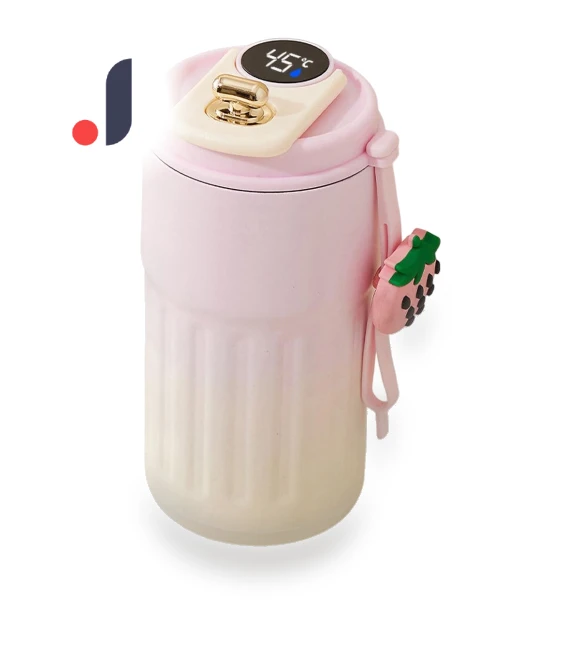 Vacuum Thermo Mug with Temperature Display — Beverage Warmers, FINE DAY