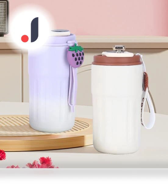 Vacuum Thermo Mug with Temperature Display — Travel Drinkware, Pavo