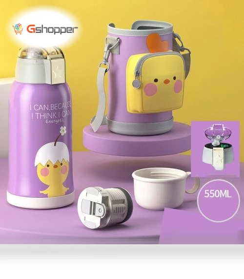Smart Cartoon Animal Children Straw Cup — Cups