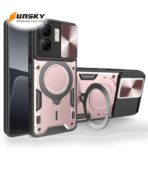 Sliding Camshield Magnetic Holder Phone Case for Infinix Smart 9 / Hot 50i — Phone Accessories, Infinix