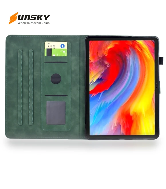 Flowers and Bird Embossed Smart Leather Tablet Case for iPad 10.2 2021 / 10.5 2019 — Protective Cases