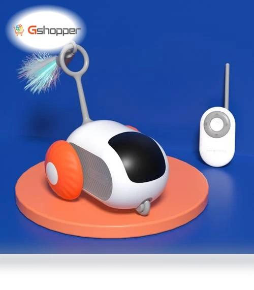 Intelligent Dual Mode Electric Gravity Running Car Cat Toy — Interactive Animal Companions