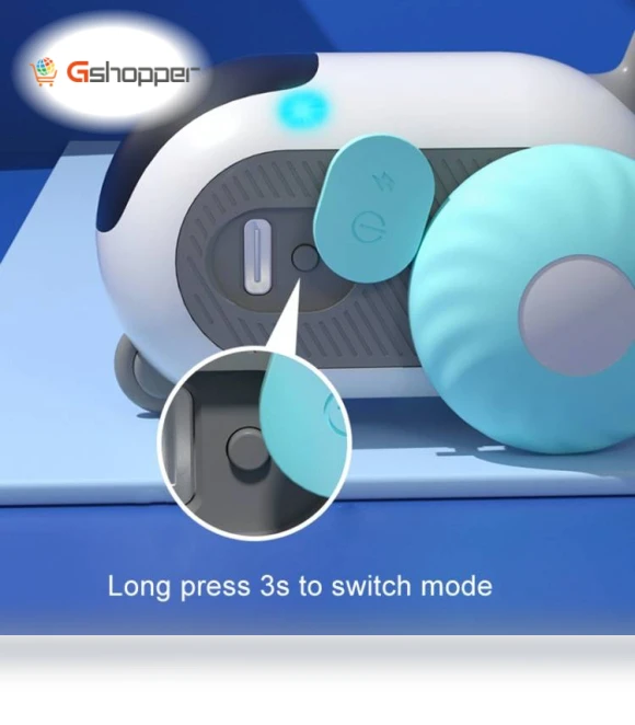 Intelligent Dual Mode Electric Gravity Running Car Cat Toy — Interactive Animal Companions