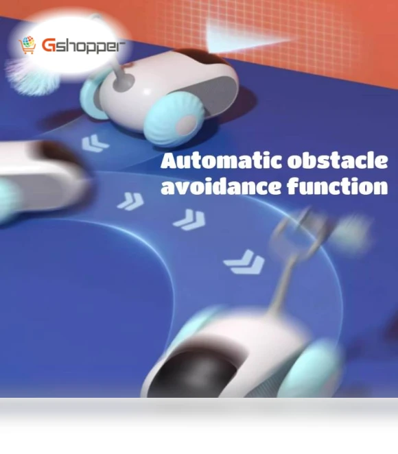 Intelligent Dual Mode Electric Gravity Running Car Cat Toy — Interactive Animal Companions