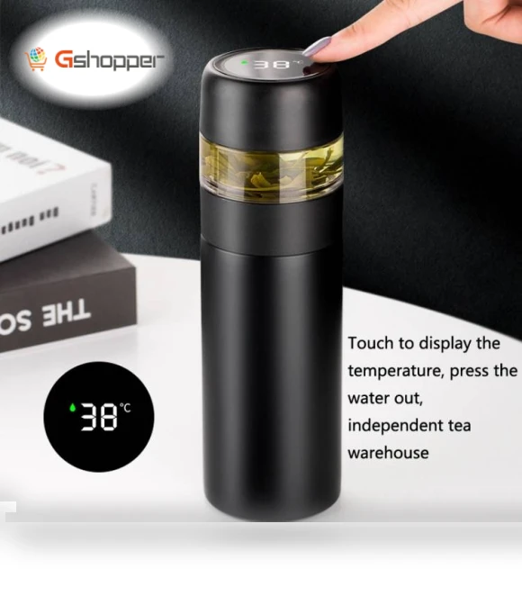 Stainless Steel Smart Insulation Water Cup — Beverage Warmers