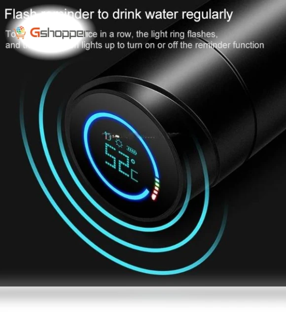 Smart UV Sterilization Thermos Cup with Temperature Display — Beverage Warmers, IntelliCup