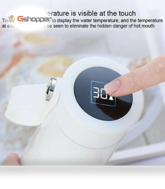 Smart Thermos Cup with Reminder — Beverage Warmers, FANJANE