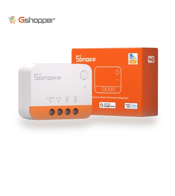 Single Fire Dual Control Smart On/Off Module Switch with Timing and Voice Control — Smart Home Modules, Sonoff