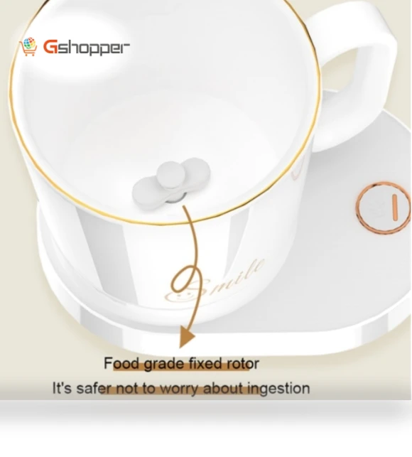 Desktop Mobile Phone Wireless Charger Smart Stirring Mug — Chargers, IDZ