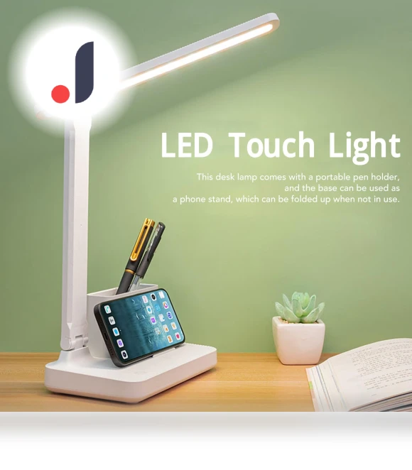 LED Touch Lamp with Pen Holder — Book Lights, TaoPo Directs