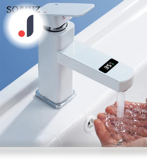 Touchless LED Digital Display Temperature Faucet — Smart-Touch Kitchen Faucets, Refreshing Home