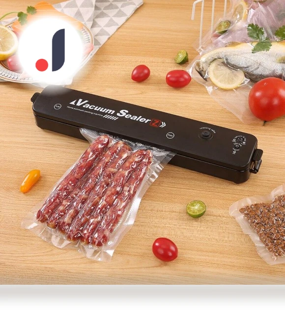 Automatic Vacuum Food Sealer with 10 Vacuum Bags — Vacuum Bags, Factory Discount Outlet