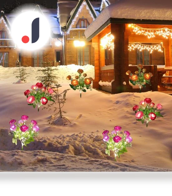 Garden Flower Light with Touch Heads — Outdoor Security & Flood Lighting, Hello Garden