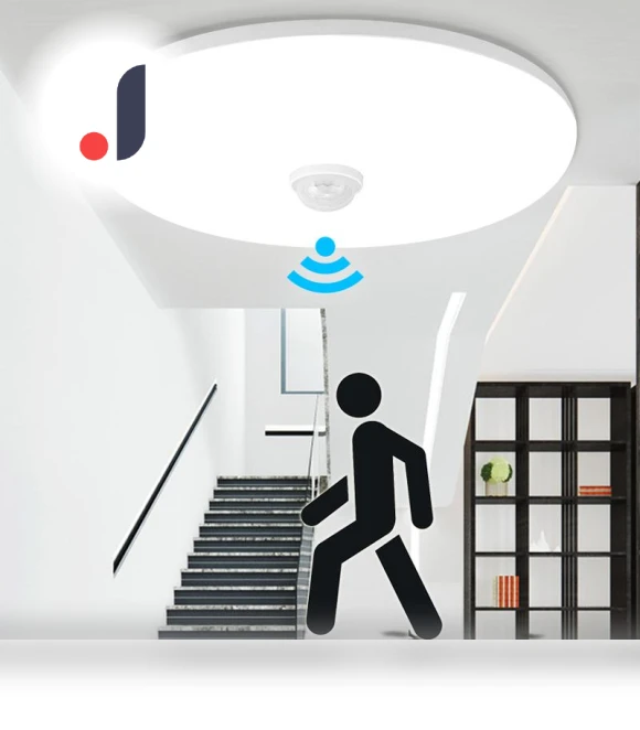 LED Ceiling Light with Motion Sensor — Step Lights, Canmeijia