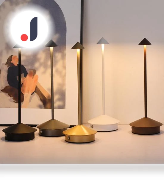 Metal Table Lamp with Touch Control — Desk & Table Lighting, dooob