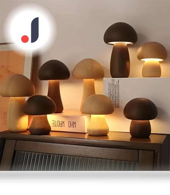 Multicolor LED Mushroom Night Light — Night Lights, Living style