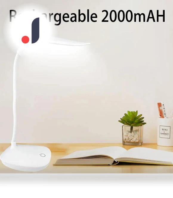 Portable USB Rechargeable Desk Lamp with Touch Control — Study & Desk Lighting, Lighting Life Hub