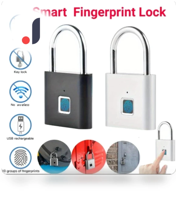 Smart Fingerprint Padlock — Padlocks & Hasps, Comfort Homeware
