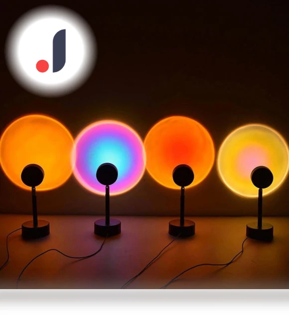 Smart Rainbow Sunset Projector Lamp — Outdoor Light Projectors, Zhou Yajin