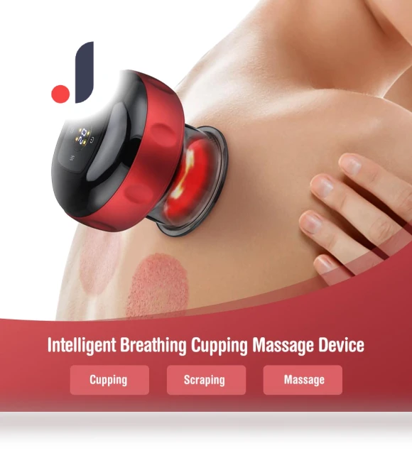 Wireless Vacuum Cupping Gua Sha Massage Device — Massage Equipment, Refreshing Home