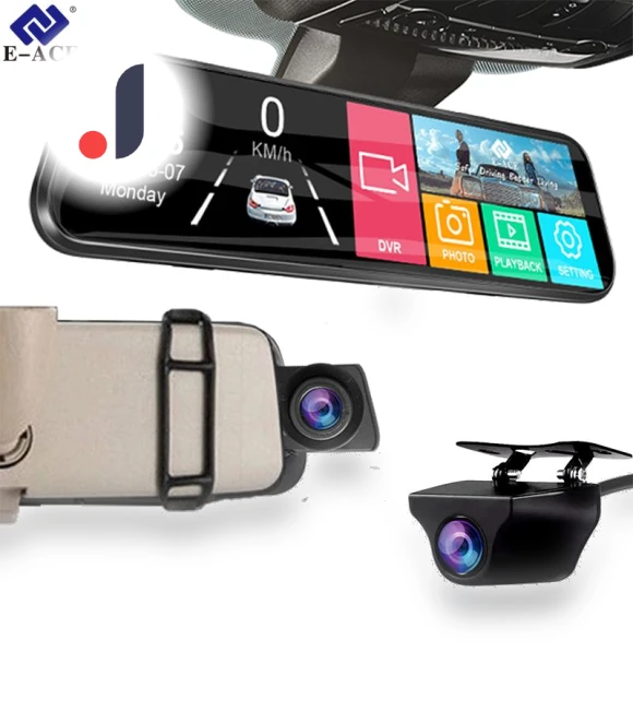 10-inch Touchscreen Car Dash Camera — Dashboard Cameras, E-ACE