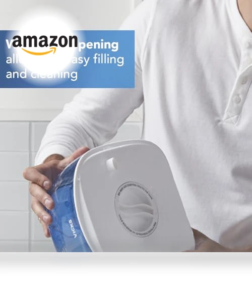 Cool Mist Humidifier with UV light — Air Moisturizers, Vicks