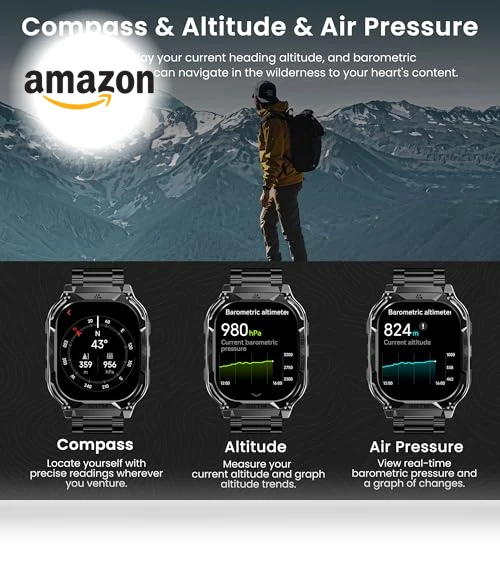 GPS Smart Watch — Smartwatches, AMAZTIM